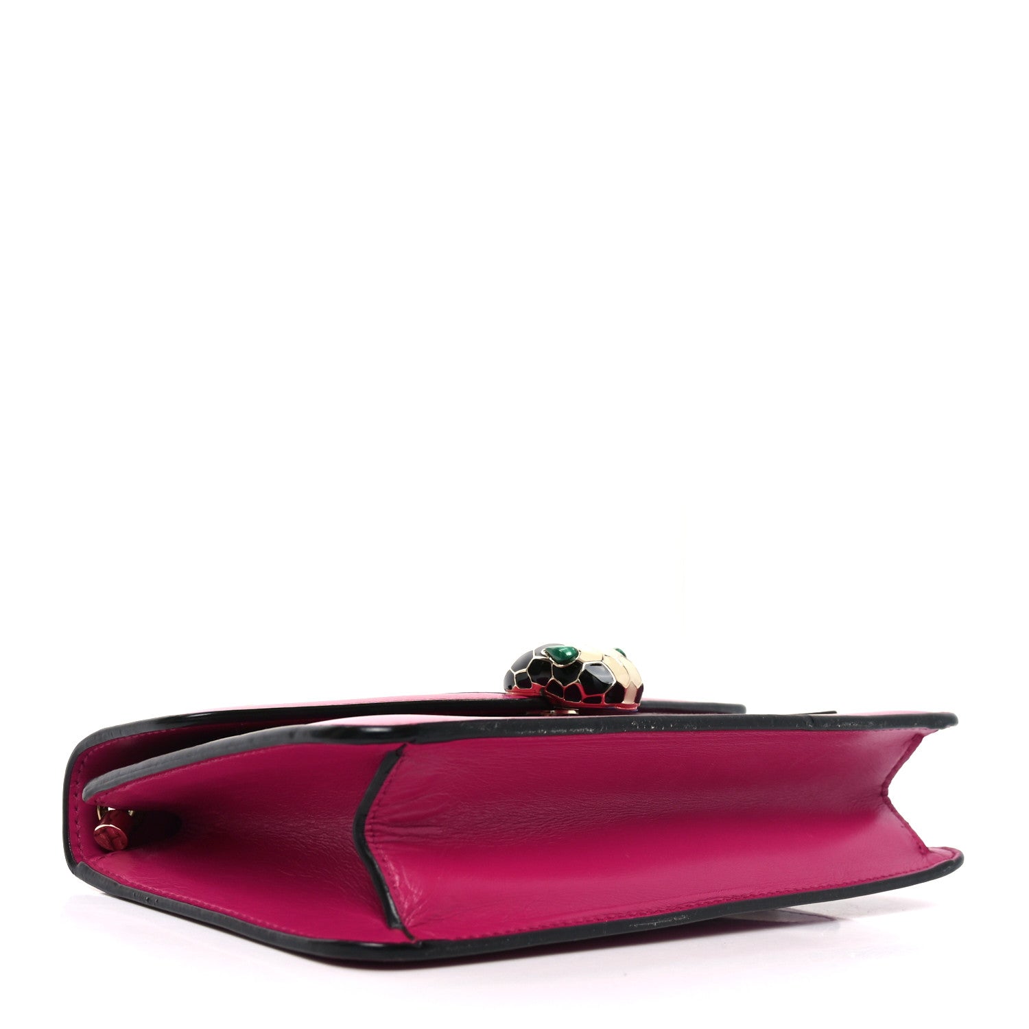 Bulgari Calfskin Serpenti Forever Crossbody Bag Plum 4 of 10