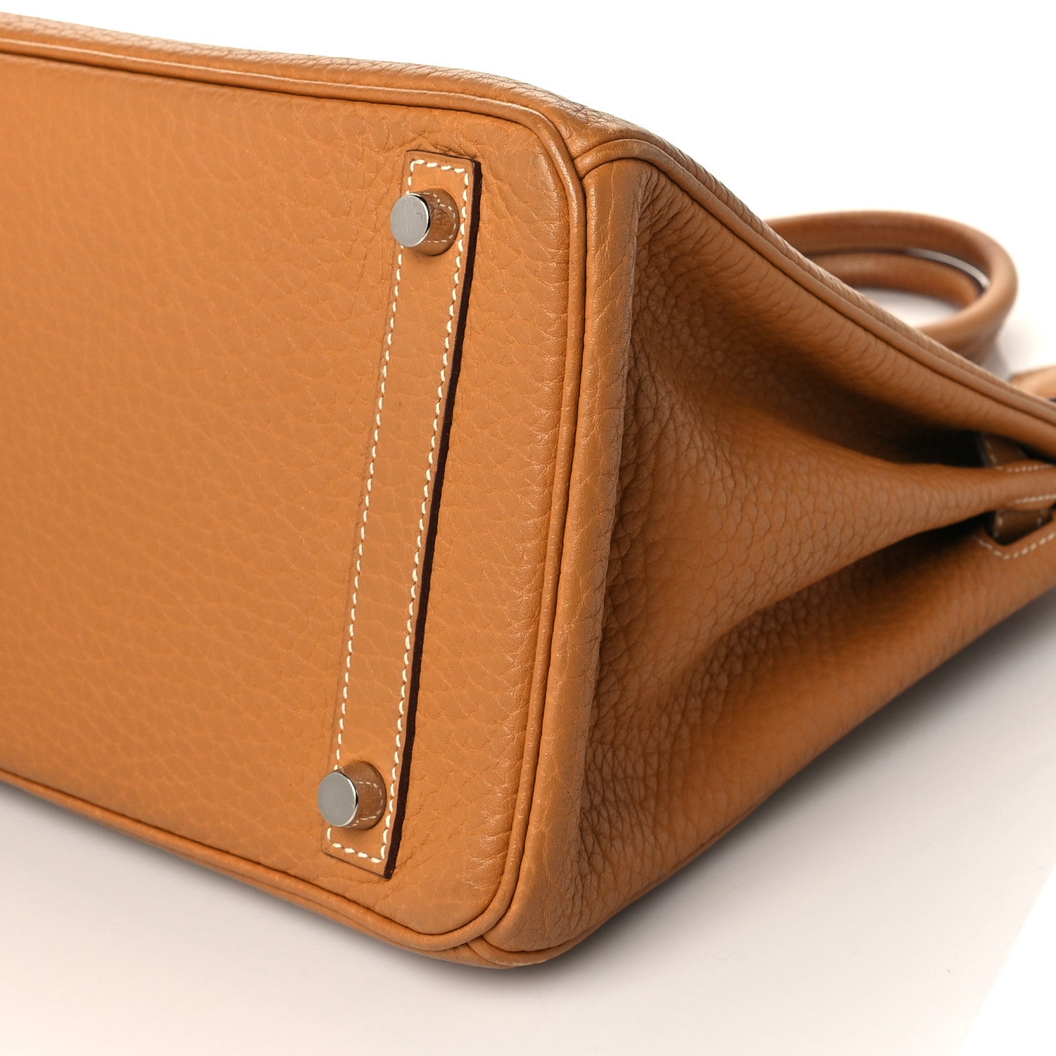 Hermes Taurillon Clemence Birkin 30 Natural Sable 10 of 10