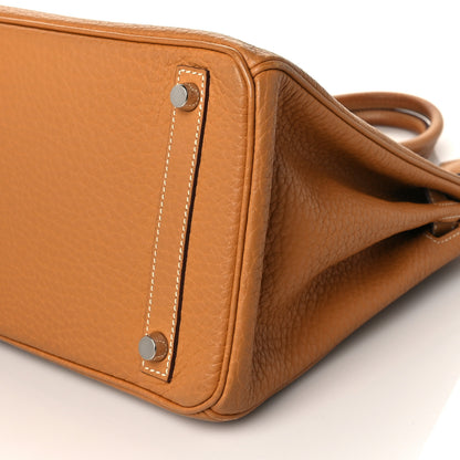 Hermes Taurillon Clemence Birkin 30 Natural Sable 10 of 10