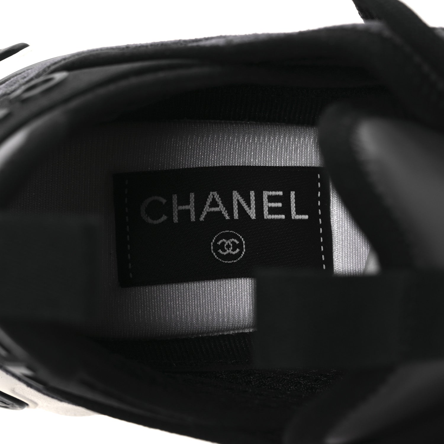 Chanel Suede Calfskin Nylon Grosgrain CC Sneakers 40 Grey 9 of 11