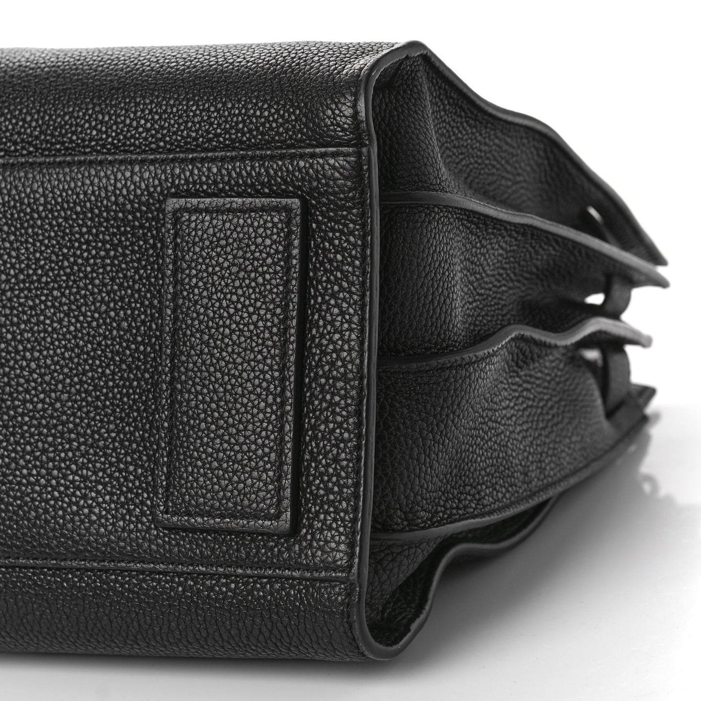 Grained Calfskin Small Supple Sac De Jour Black