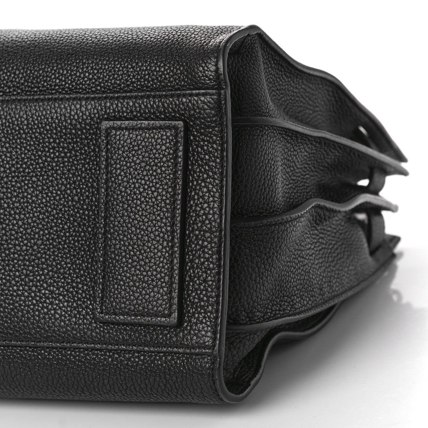 Saint Laurent Grained Calfskin Small Supple Sac De Jour Black 9 of 10
