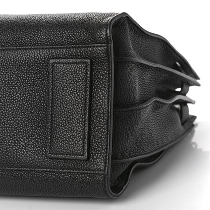 Saint Laurent Grained Calfskin Small Supple Sac De Jour Black 9 of 10