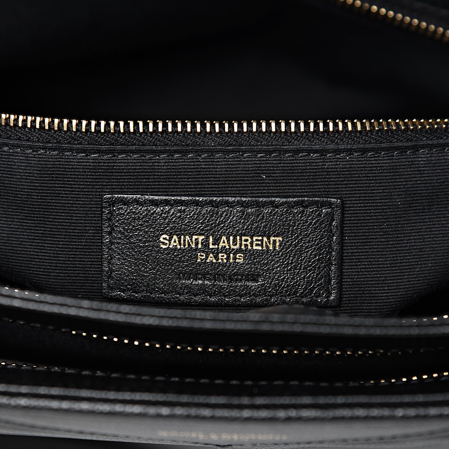 Saint Laurent Grain De Poudre Matelasse Chevron Medium Tribeca Shopping Bag Black 6 of 9
