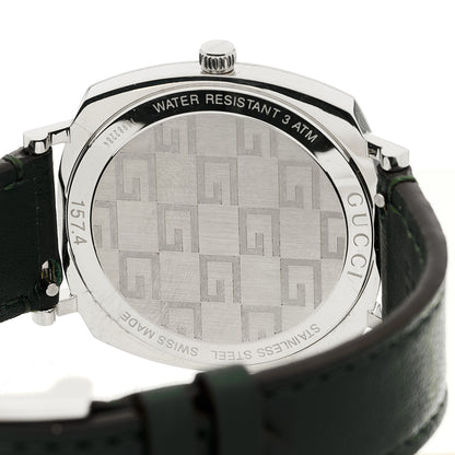 Gucci Stainless Steel Calfskin 35mm Grip Quartz Watch Green 4 of 5
