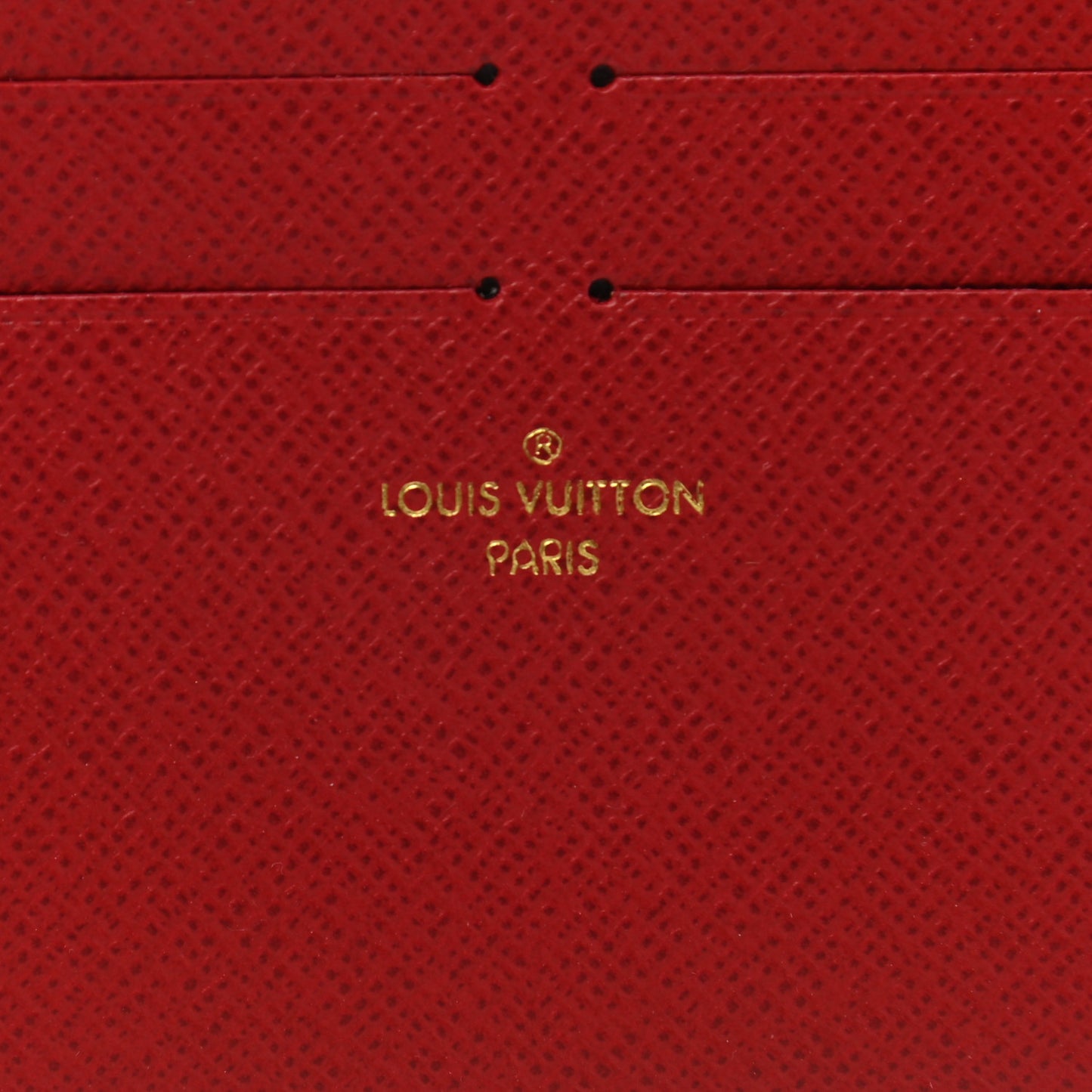 Calfskin Felicie Card Holder Insert Cherry