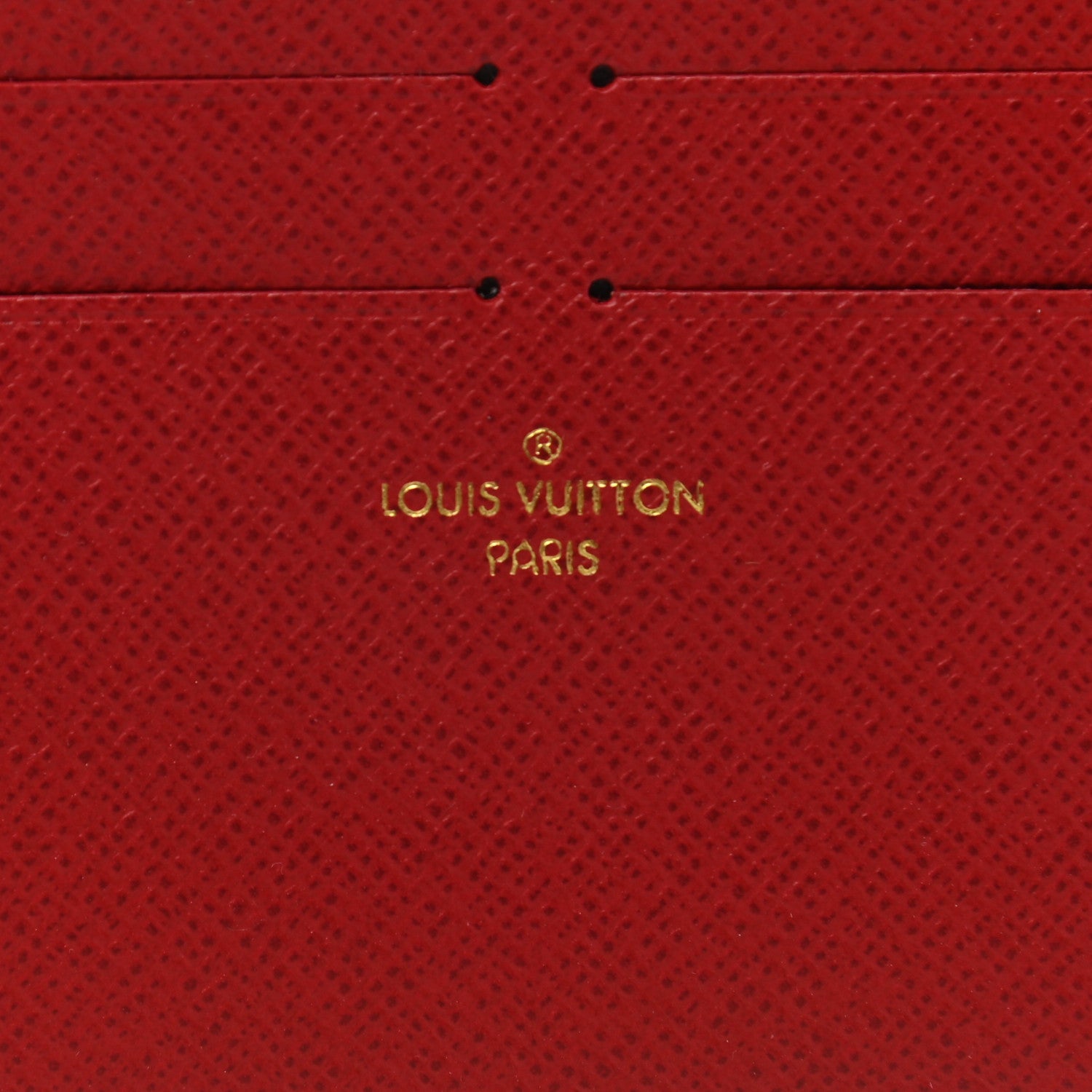 Louis Vuitton Calfskin Felicie Card Holder Insert Cherry 6 of 6
