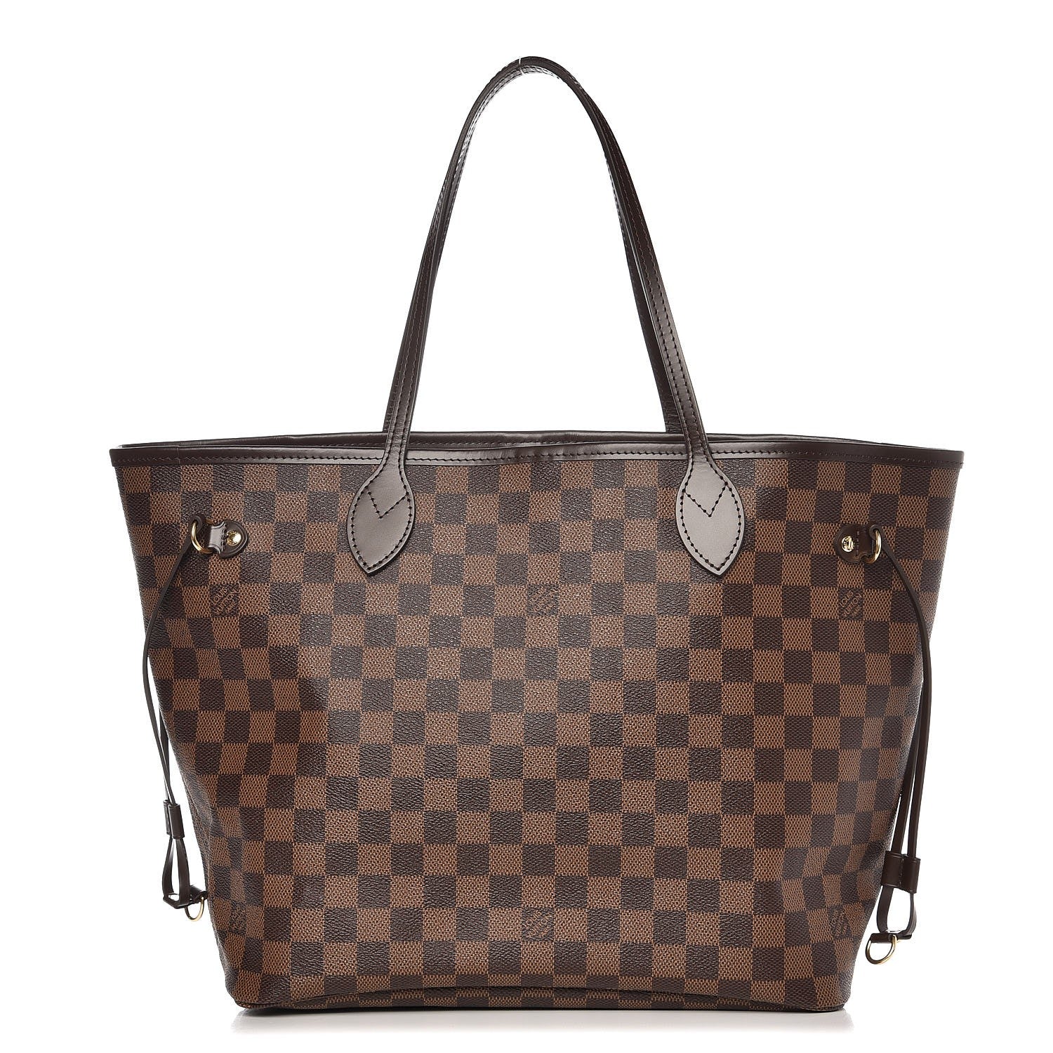 Louis Vuitton Damier Ebene Neo Neverfull MM Rose Ballerine 3 of 13