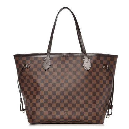 Louis Vuitton Damier Ebene Neo Neverfull MM Rose Ballerine 3 of 13