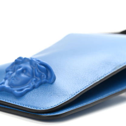 Versace Vitello Medusa Crossbody Phone Pouch Blue 10 of 11