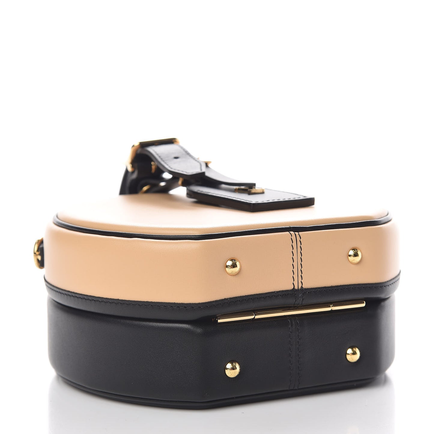 Calfskin Petite Boite Chapeau Black Beige