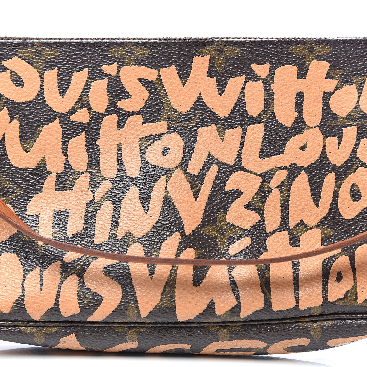 Louis Vuitton Monogram Graffiti Pochette Accessories Peach 11 of 11