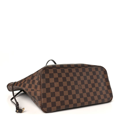 Louis Vuitton Damier Ebene Neo Neverfull MM Rose Ballerine 4 of 10