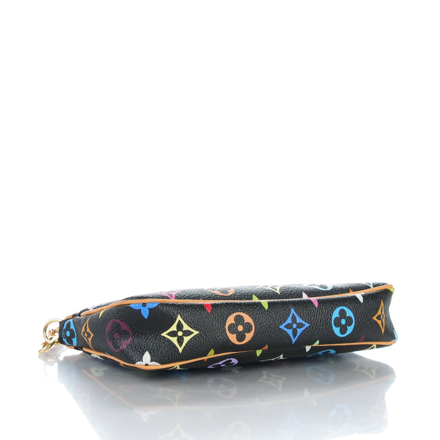 Monogram Multicolor Pochette Accessories Black