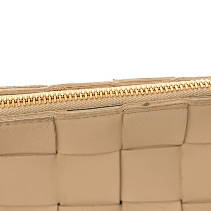Bottega Veneta Lambskin Maxi Intrecciato Bowling Cassette Shoulder Bag Porridge 13 of 13