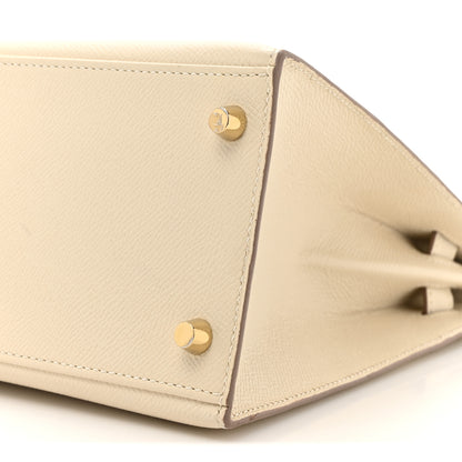 Hermes Epsom Kelly Sellier 28 Craie 10 of 15