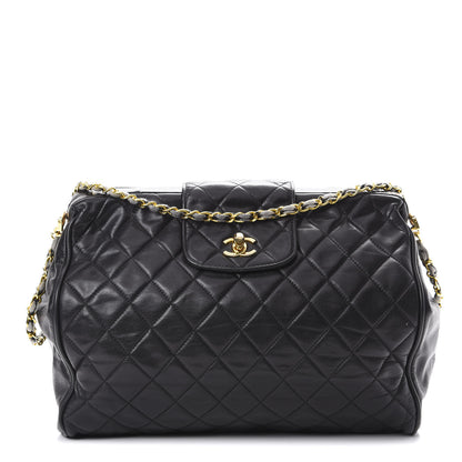 Chanel Lambskin Quilted Shoulder Bag Black 1 of 16