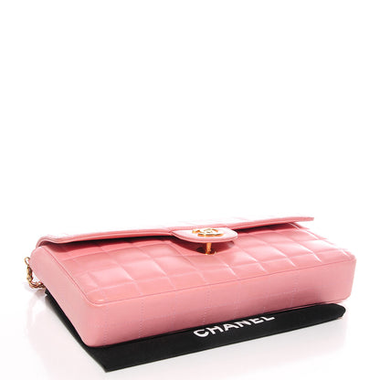 Chanel Lambskin East West Chocolate Bar Flap Pink 4 of 7