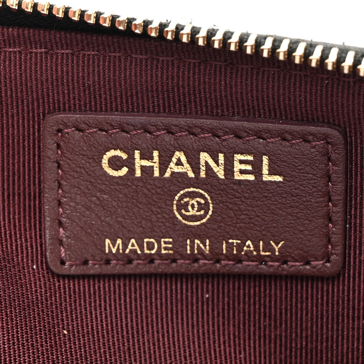Chanel Aged Calfskin Quilted 2.55 Reissue Chain Wallet Black 7 of 11