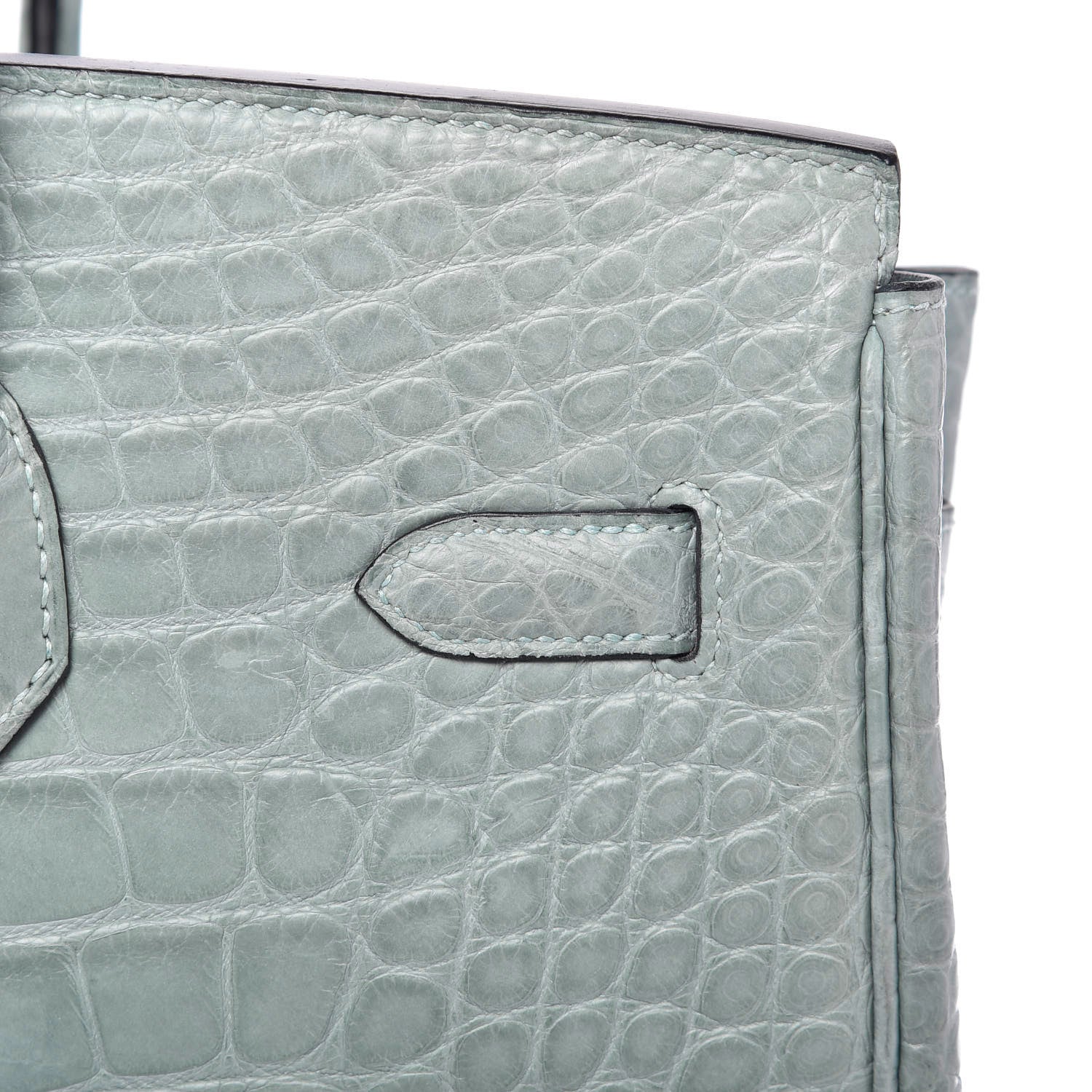 Hermes Matte Alligator Birkin 35 Ciel 24 of 33