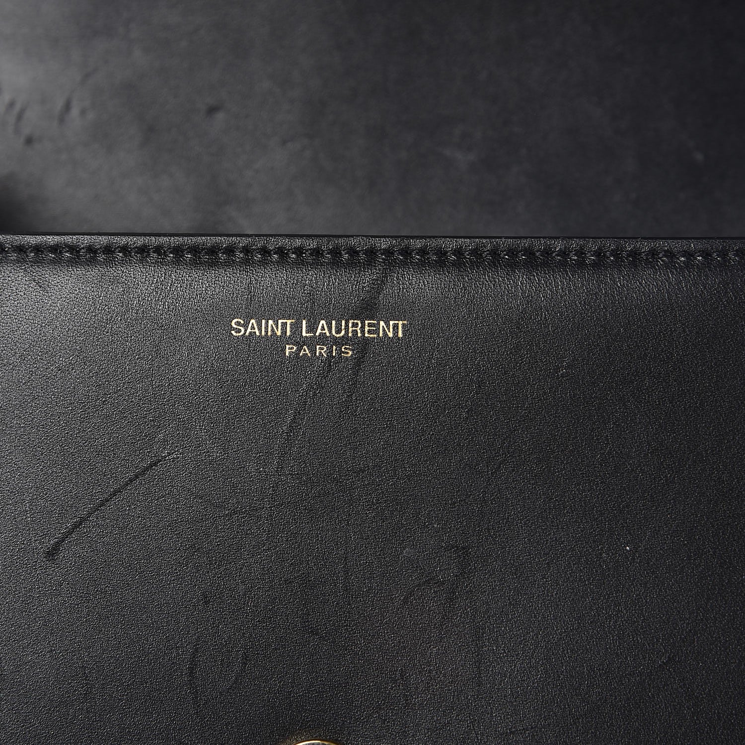 Saint Laurent Smooth Calfskin Small Monogram Université Shoulder Bag Black 6 of 10