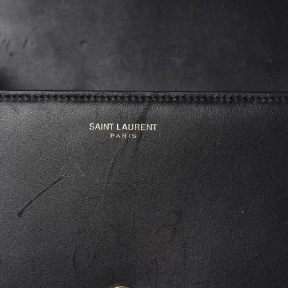 Saint Laurent Smooth Calfskin Small Monogram Université Shoulder Bag Black 6 of 10