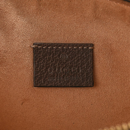 Gucci GG Supreme Monogram Large Ophidia Pouch Clutch Brown 6 of 11