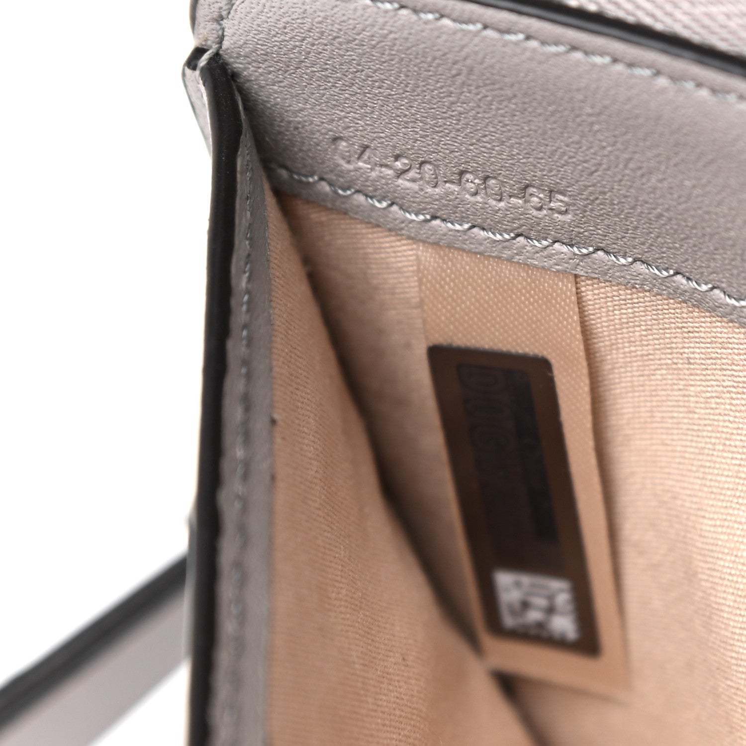 Chloe Crocodile Embossed Calfskin C Small Purse Stormy Grey 6 of 7