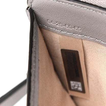 Chloe Crocodile Embossed Calfskin C Small Purse Stormy Grey 6 of 7