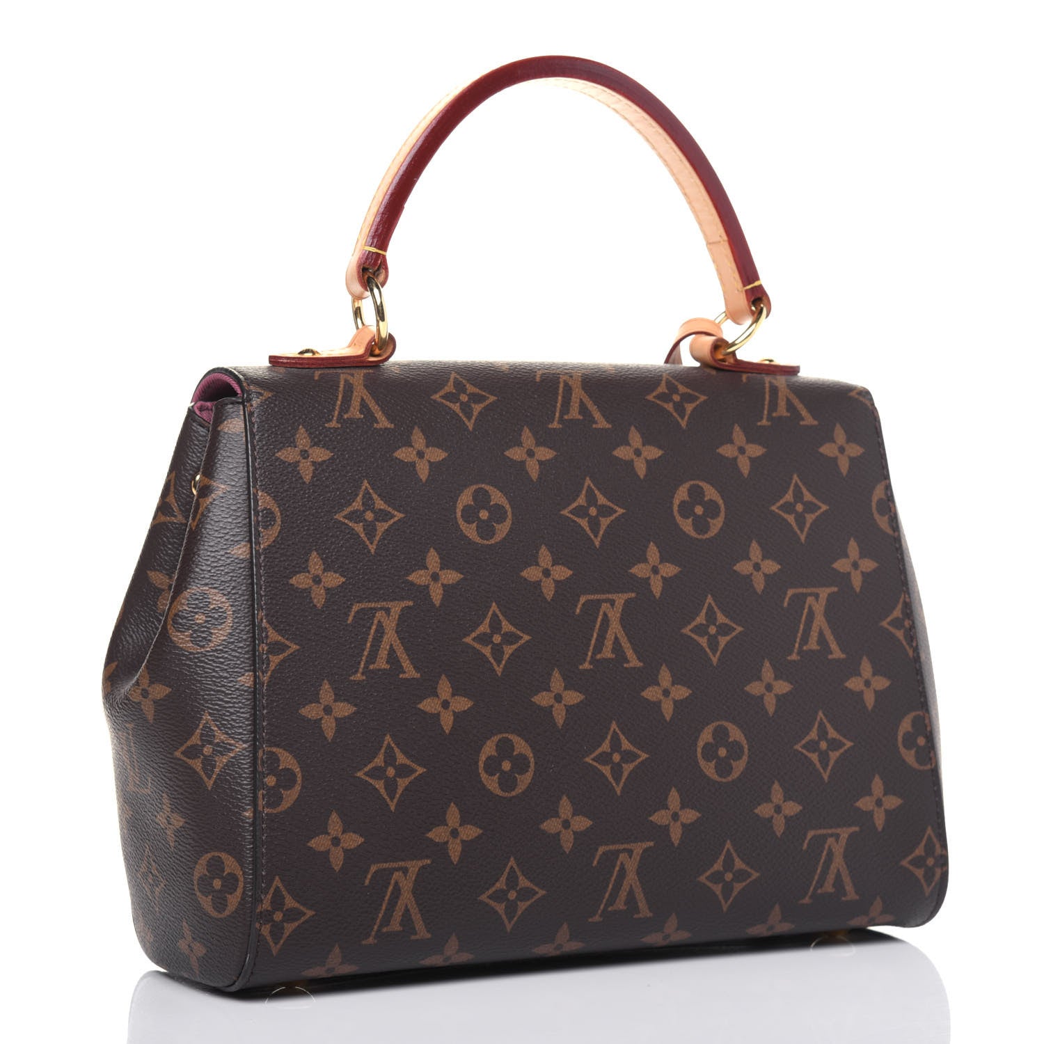 Louis Vuitton Monogram Cluny BB Bordeaux Fuchsia 3 of 15