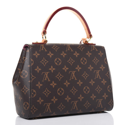 Louis Vuitton Monogram Cluny BB Bordeaux Fuchsia 3 of 15