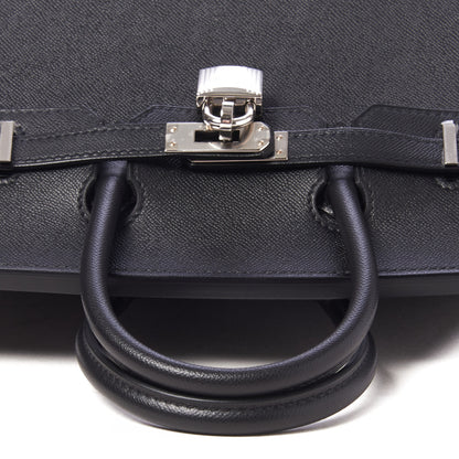 Hermes Madame Calfskin Birkin Sellier 25 Black 11 of 29