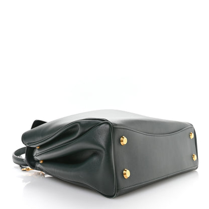 Balenciaga Natural Smooth Calfskin Medium Rodeo Top Handle Handbag Pine Green 4 of 10