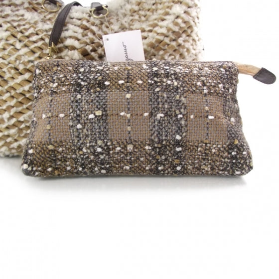 FASHIONPHILE SALVATOREFERRAGAMOWovenShearlingBag 9 of 12