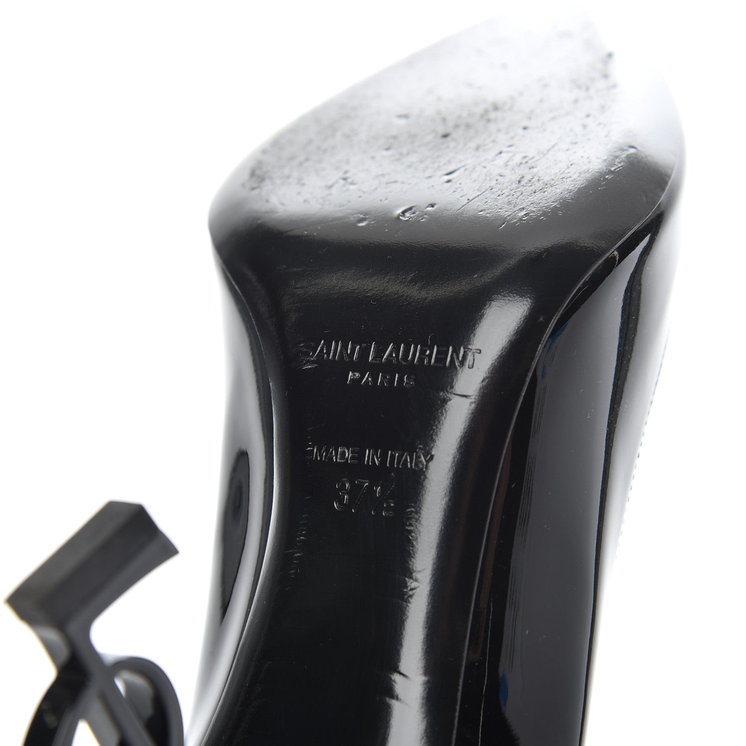 Saint Laurent Patent Opyum 85 Pumps 37.5 Black 6 of 12
