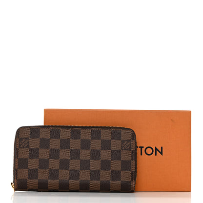 Louis Vuitton Damier Ebene Zippy Wallet Rose Ballerine 8 of 8