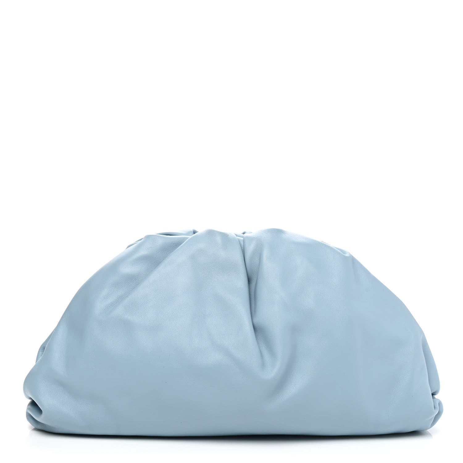Bottega Veneta Smooth Butter Calf The Pouch Oversized Clutch Ice 1 of 8