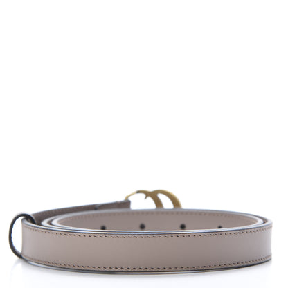 Gucci Calfskin Double G 20mm Belt 80 32 Porcelain Rose 2 of 5