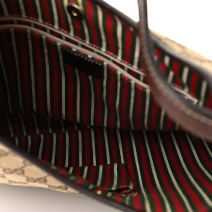 Gucci Monogram Medium New Britt Hobo Dark Brown 5 of 11