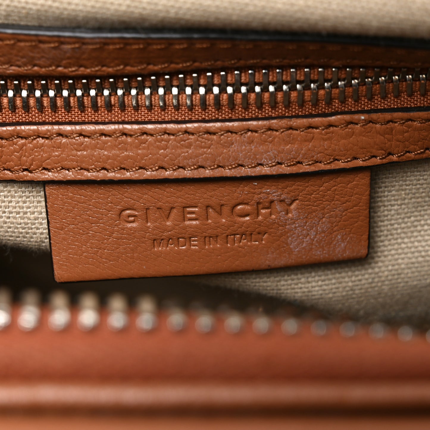 Sugar Goatskin Small Antigona Caramel