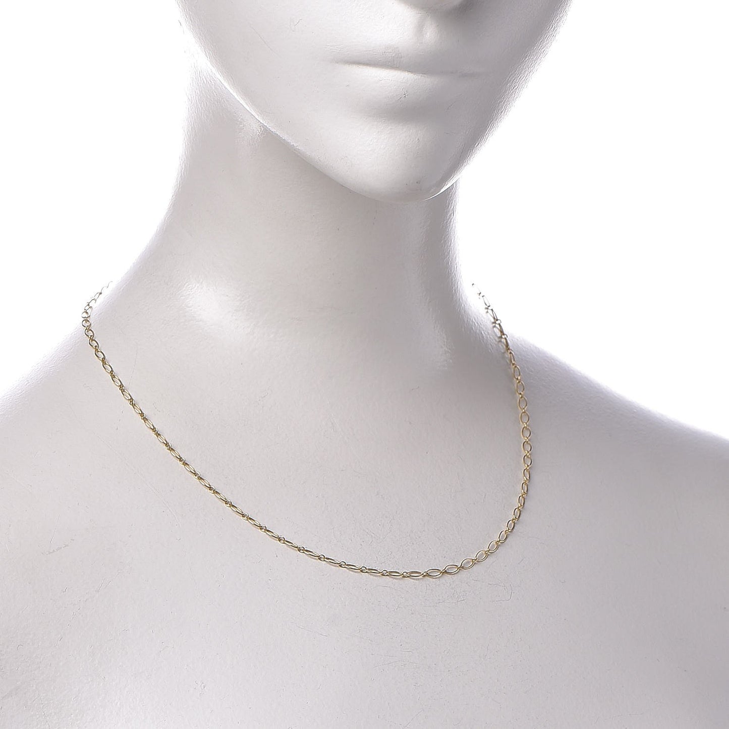 18K Yellow Gold Oval Link Chain