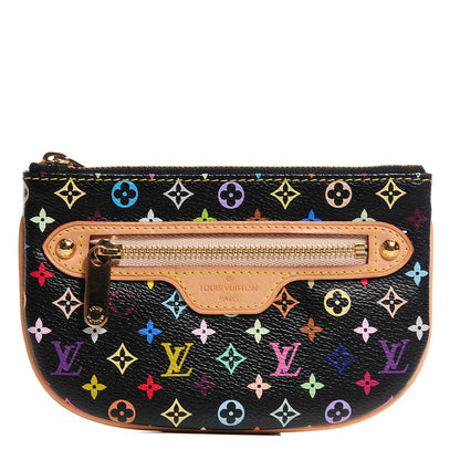 Louis Vuitton Monogram Multicolor Pochette Plate MM Black 1 of 7