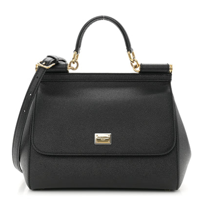 Dolce & Gabbana Dauphine Medium Miss Sicily Satchel Black 1 of 8