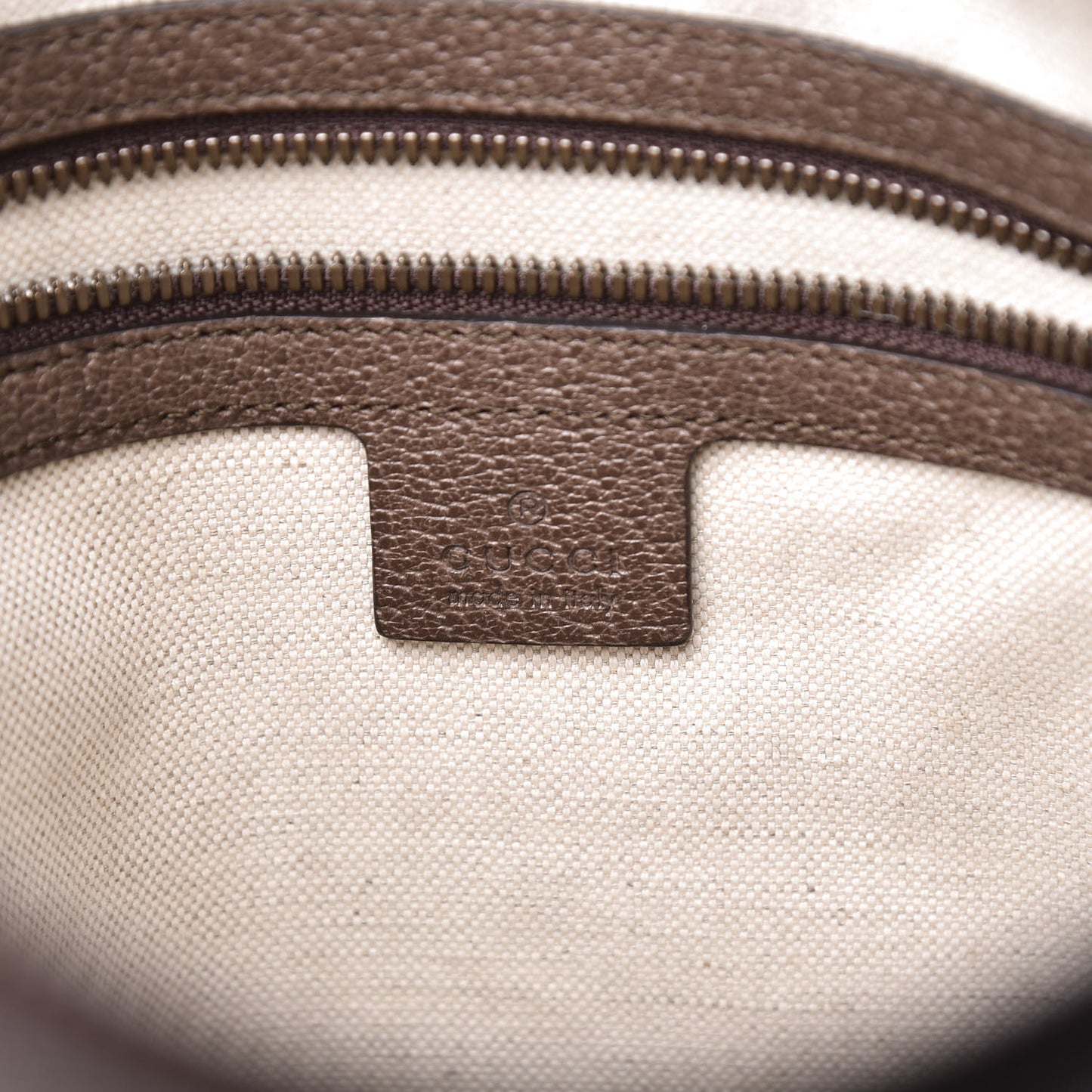 GG Supreme Monogram Web Medium Ophidia Messenger Bag Brown