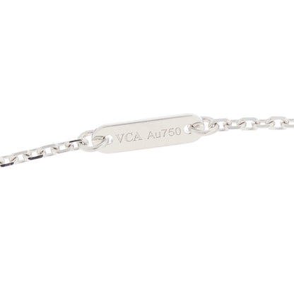 Van Cleef & Arpels 18K White Gold Diamond Mini Frivole Pendant Necklace 4 of 5