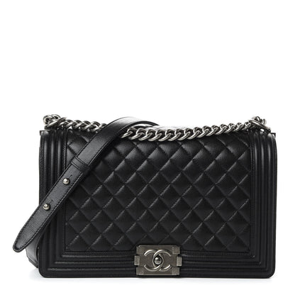 Chanel Caviar Quilted New Medium Boy Flap Black 1 of 11