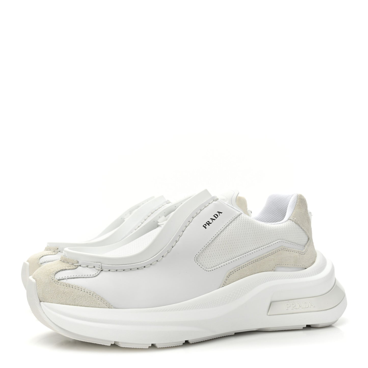 Spazzolato Rois Bike Fabric Mens Sneakers 10 White