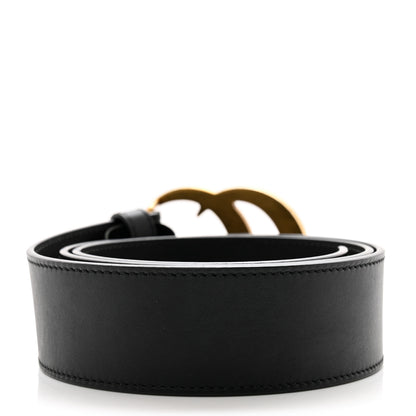 Gucci Calfskin Double G 40mm Belt 80 32 Black 2 of 8