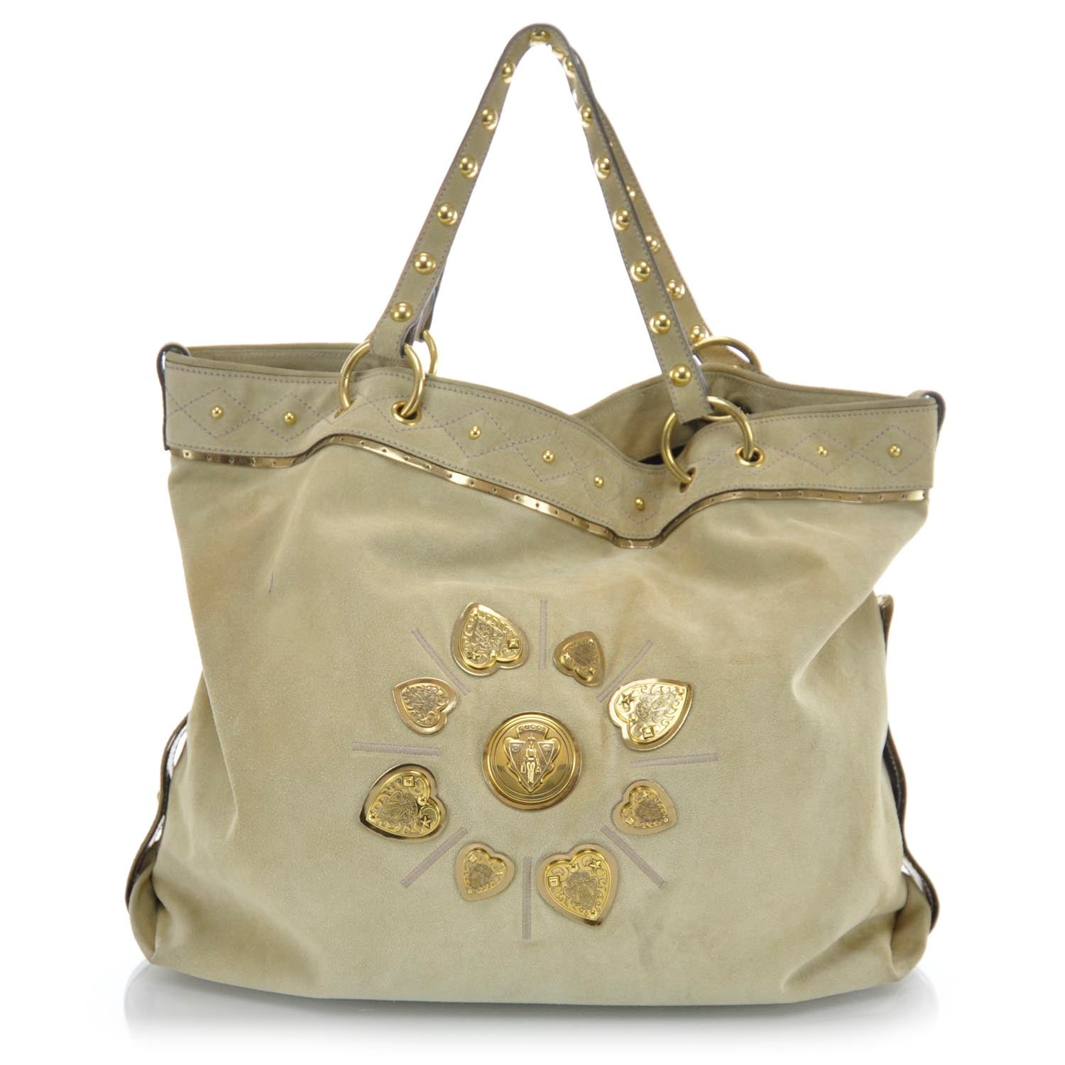 Gucci Suede Irina Large Tote 1 of 9