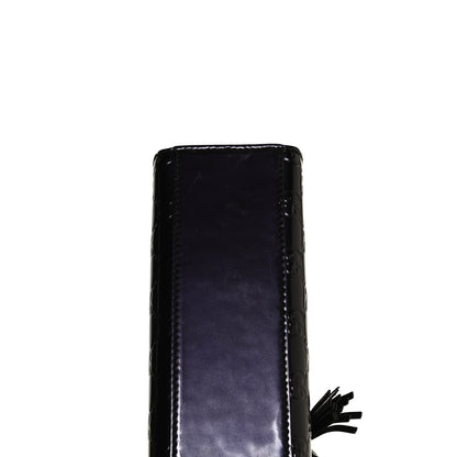 Gucci Shine Guccissima Medium Emily Chain Shoulder Bag Melanzana 14 of 14